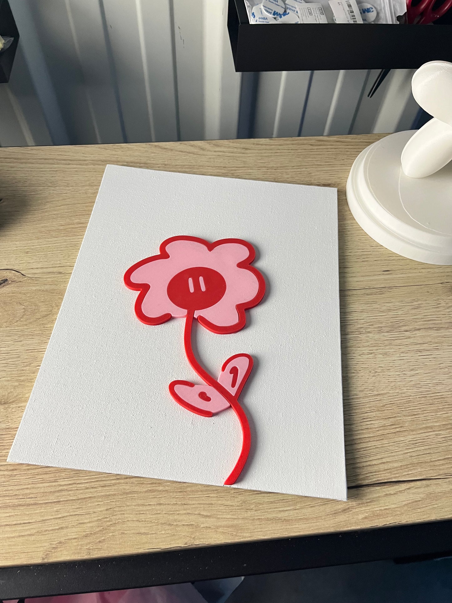 Pink Flower - 3D CADRE