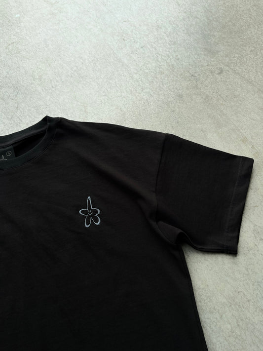 Fleur Dark Grey - Tee