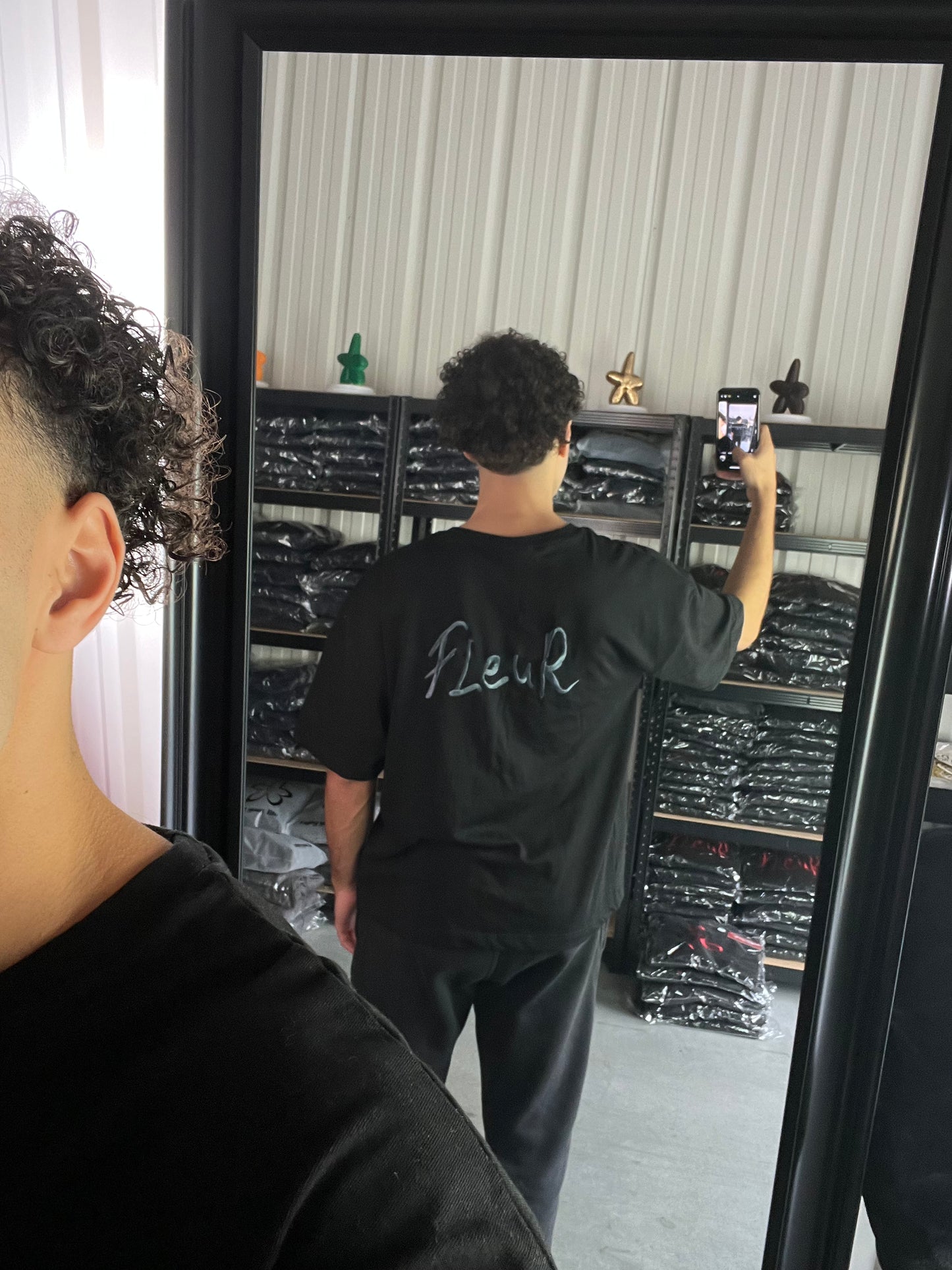 Fleur Dark Grey - Tee