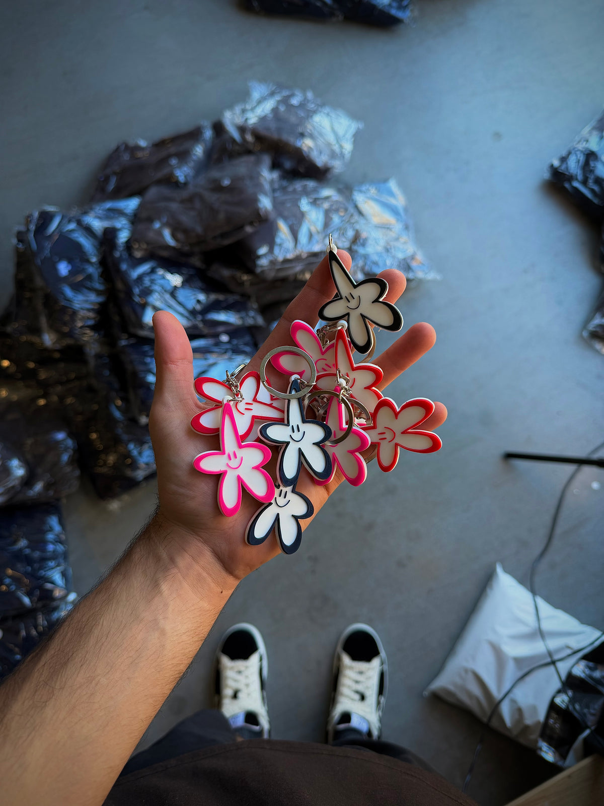 flor - porte clé