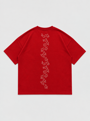 fallflor red - tee