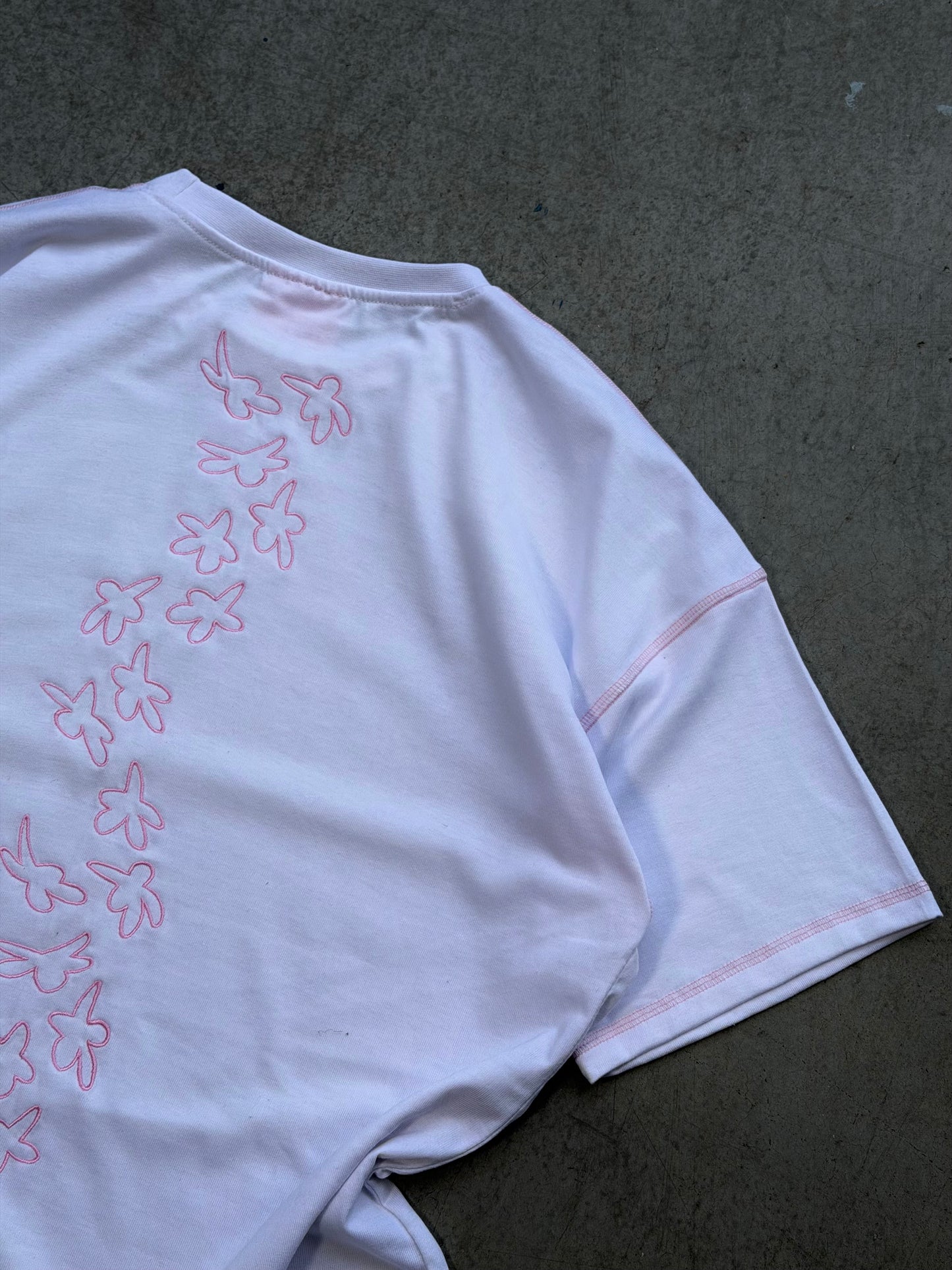 fallflor pink - tee
