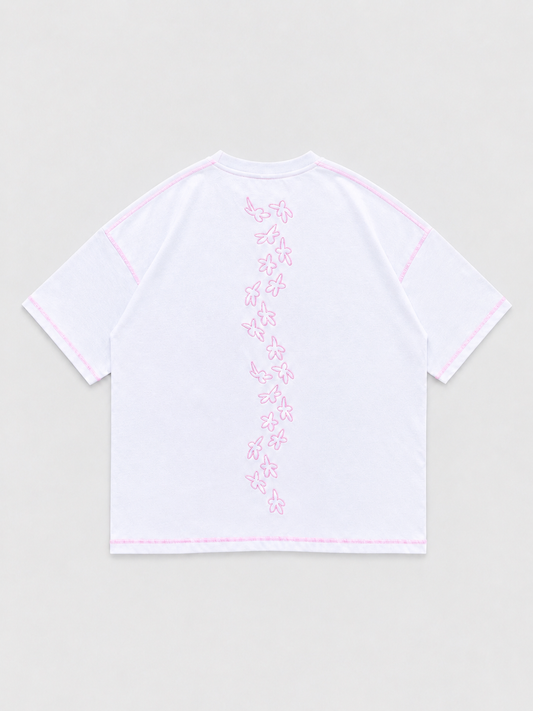 fallflor pink - tee