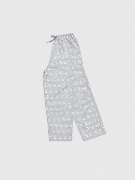 Flowers grey - pant