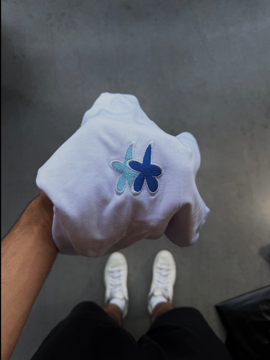 twoflowers blue - tee