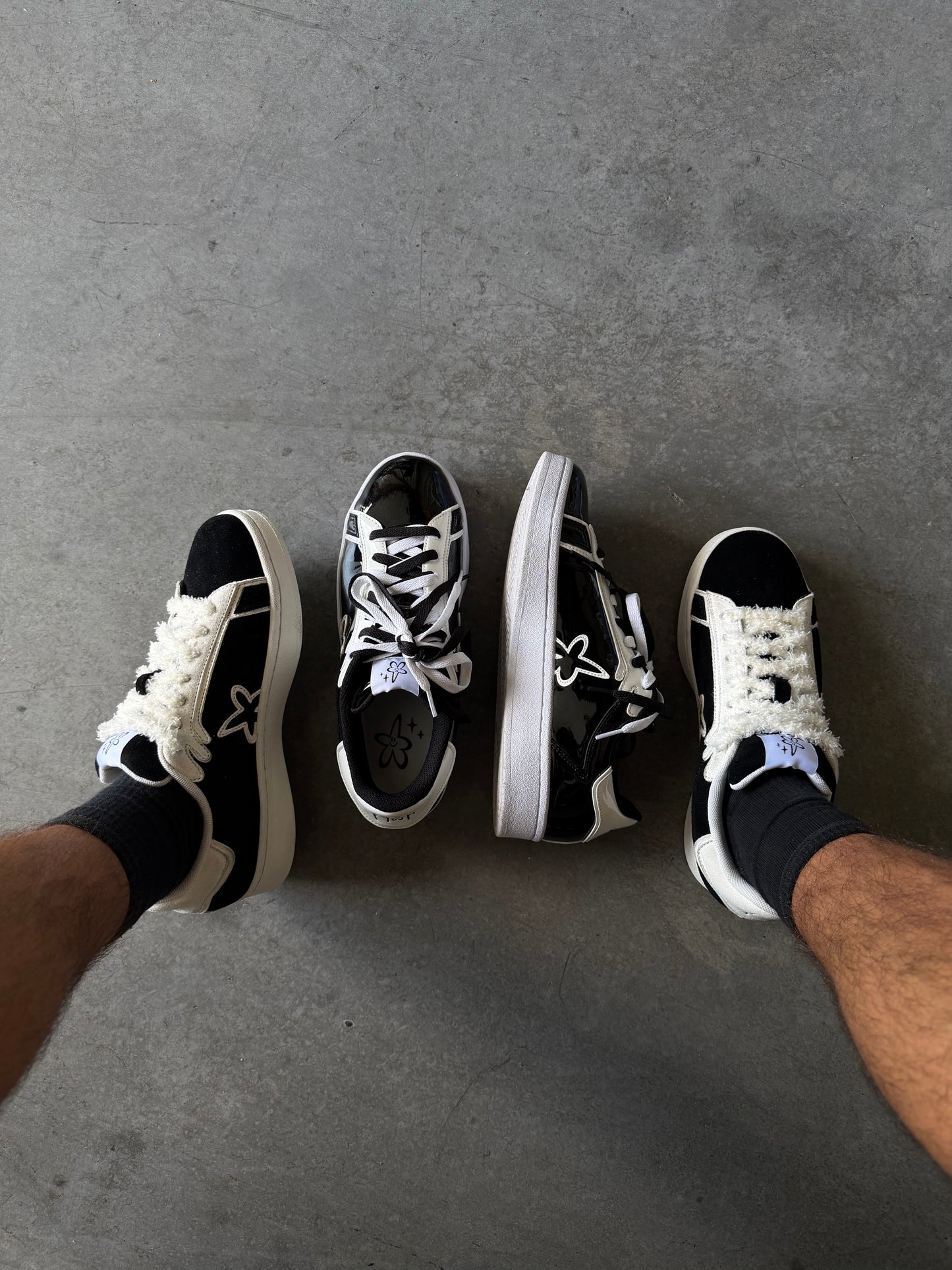 Sneakers - Obsidra cuir vernis*