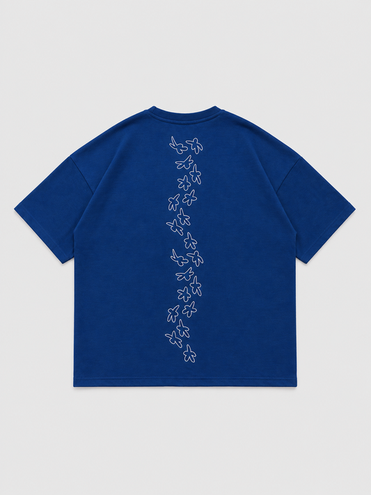Fallflor blue - tee