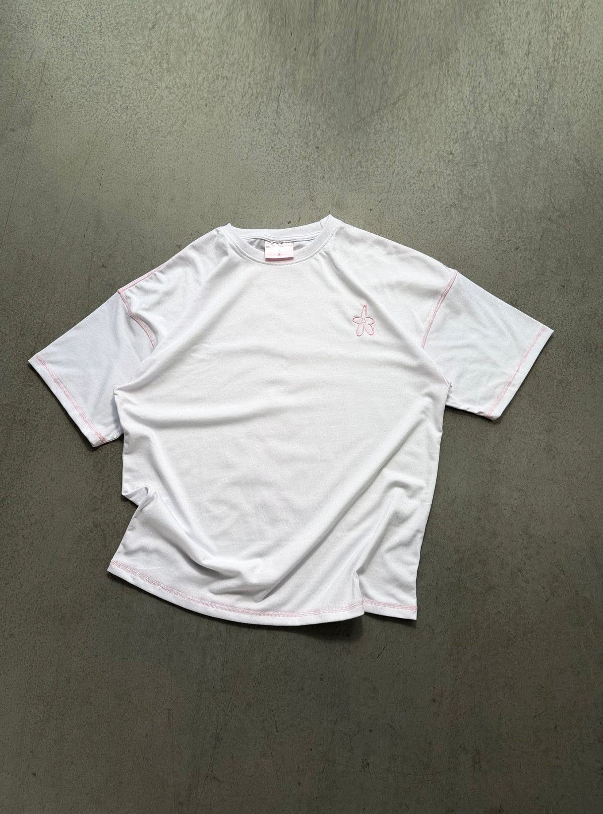 fallflor pink - tee