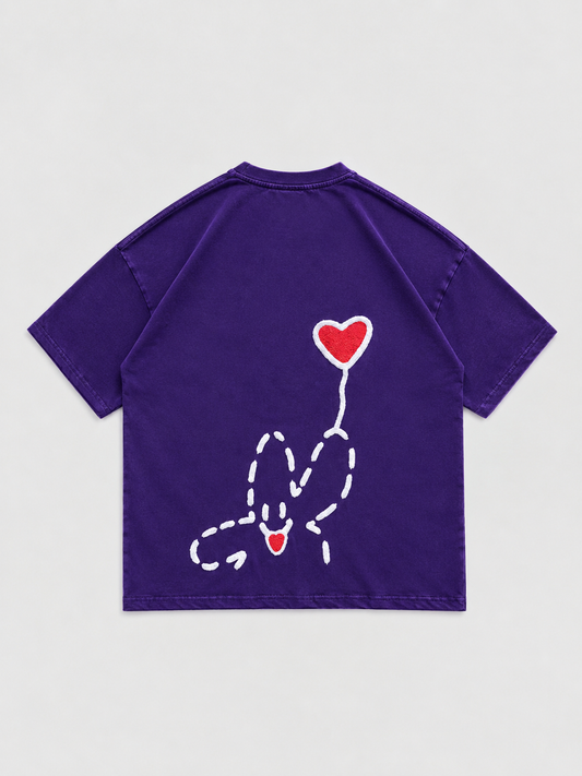 love purple - tee