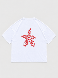 twoflowers red - tee