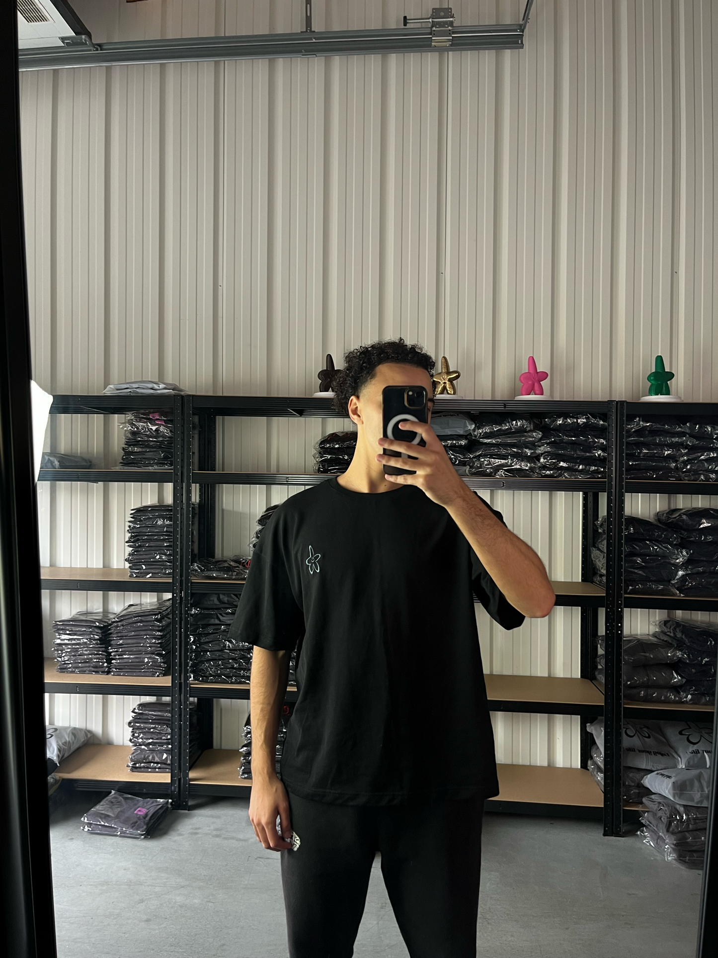 Fleur Dark Grey - Tee